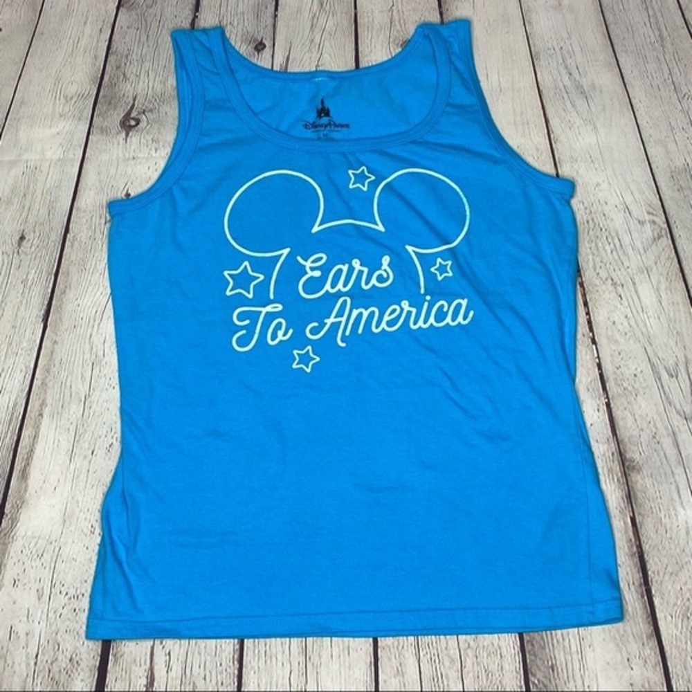 Disney Aqua Tank Top- “Ears” to America